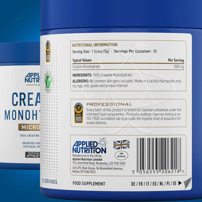 Applied Nutrition - Creatine Monohydrate - 250g