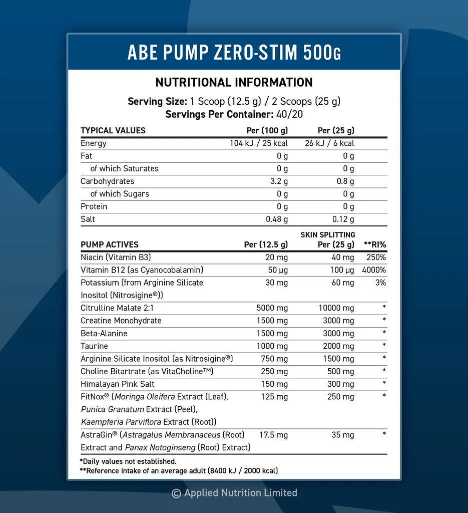 Applied Nutrition - ABE Pump - Non Stim