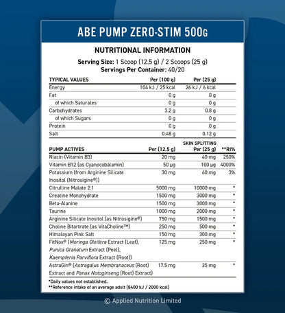 Applied Nutrition - ABE Pump - Non Stim
