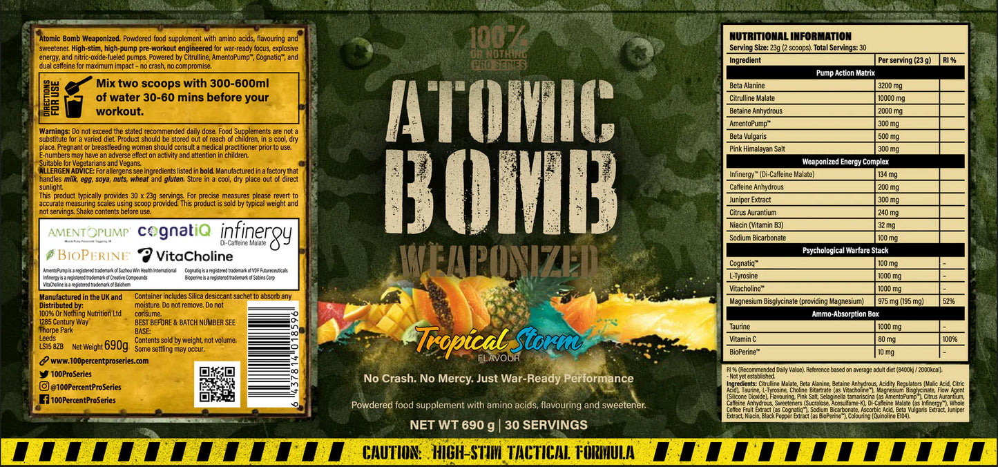 100% Or Nothing Atomic Bomb Weaponized