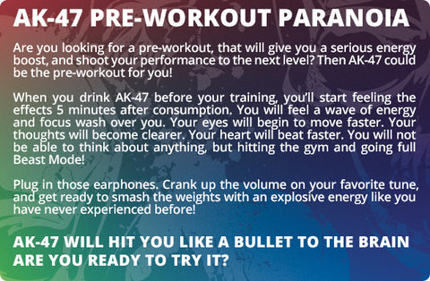 AK47 Labs - Paranoia - Pre Work Out
