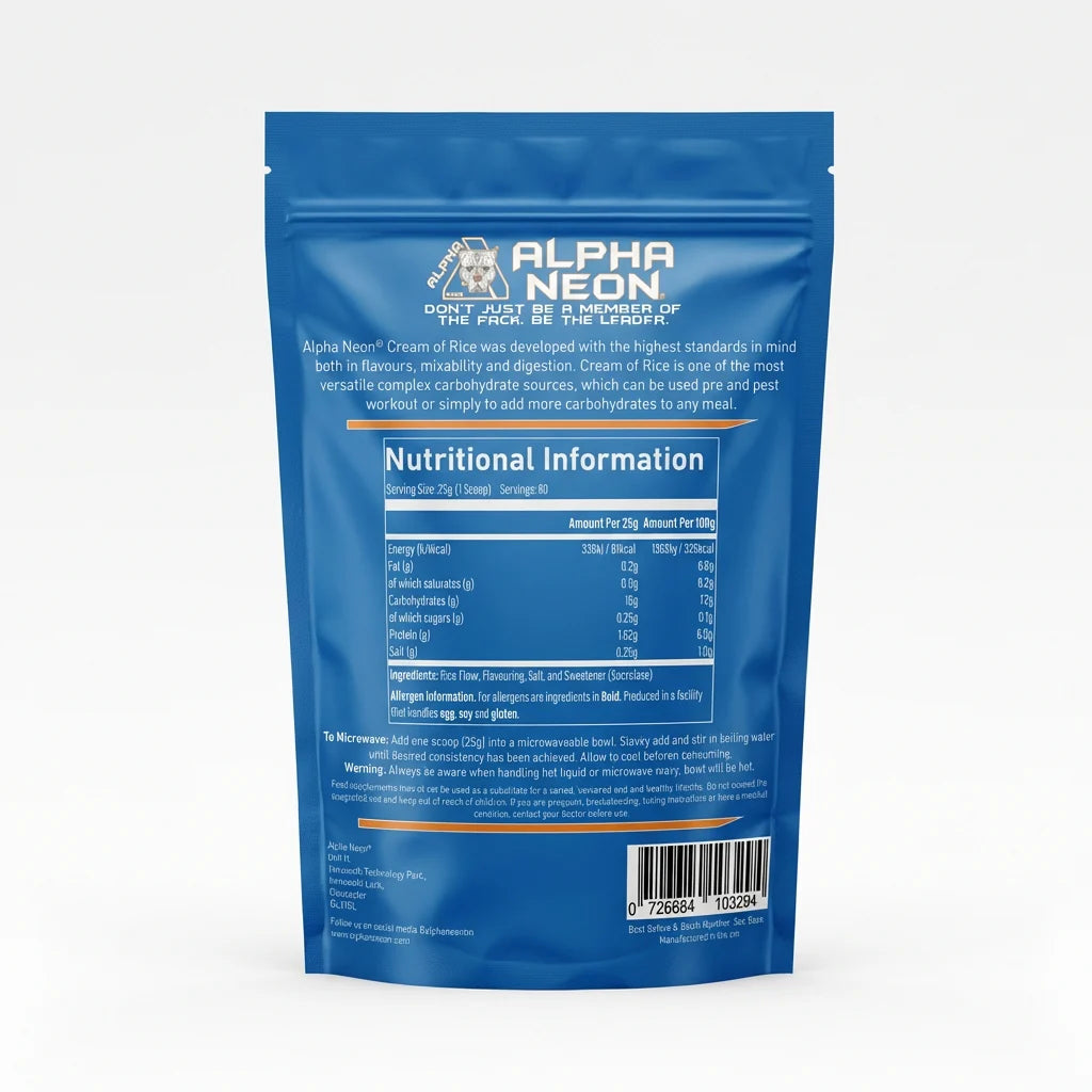 Alpha Neon Cream Of Rice - 2kg
